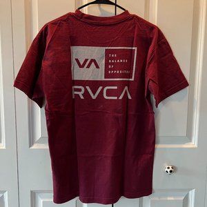 RVCA Red Industrial Tshirt M